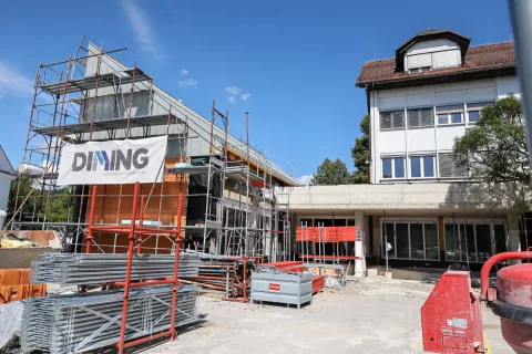 obnova gradnja občinska stavba upravna enota občina Medvode / Foto: Tina Dokl