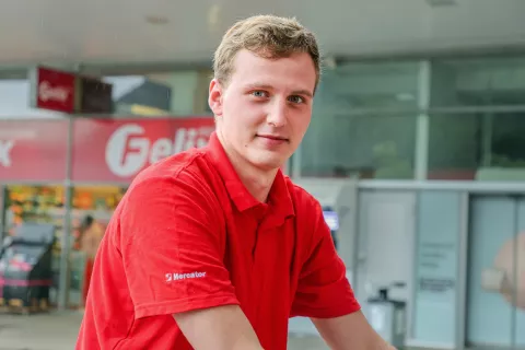 anketa euro jackpot dobitek Jan Škofic Kranj / Foto: Tina Dokl