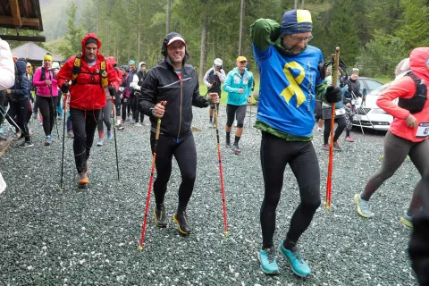 Letos so se organizatorji odločili, da bodo dobrodelni trail tek organizirali še v avgustu, ker jih je v preteklosti vedno presenetilo slabo vreme, čeprav niti to ni vplivalo na udeležbo in dobro voljo tekmovalcev. / Foto: Tina Dokl