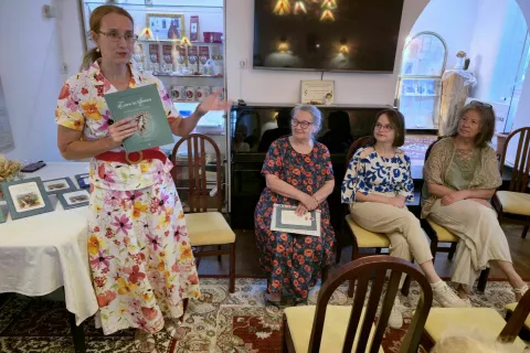 Dddr. Mira Delavec Touhami, Ivanka Učakar, Tereza Lombar in Sonia Pust / Foto: Alenka Brun