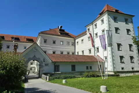 Prihodnji teden se začenja obnova v vodni ujmi pred dvema letoma močno prizadete stavbe Psihiatrične bolnišnice Begunje. / Foto: Marjana Ahačič