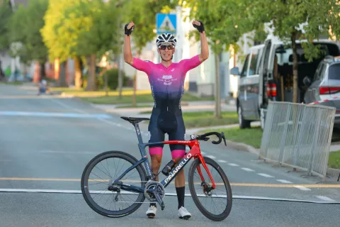 Lani je na glavni dirki zmagal Timotej Bavec. / Foto: Tina Dokl