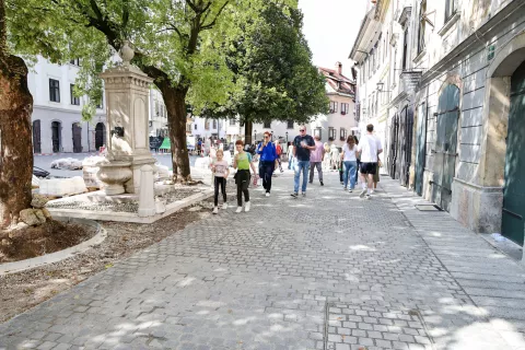 mestni trg obnova Škofja loka / Foto: Tina Dokl