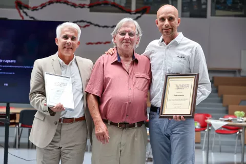 podelitev certifikat Alexandrova tehnika Gimnazija Kamnik / Foto: Tina Dokl