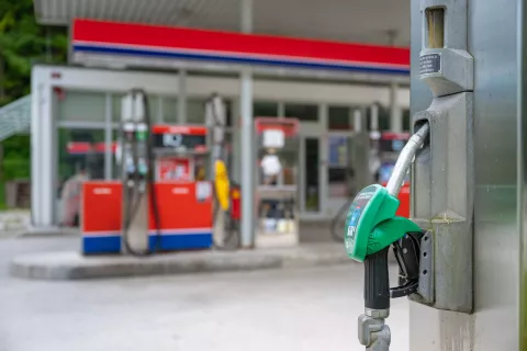 Bencinski servis Petrol Podkoren Kranjska Gora / Foto: Nik Bertoncelj