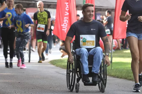 triglav tek 2024 Brdo pri Kranju Jernej Slivnik športnik invalid vključevalni tek / Foto: Gorazd Kavčič