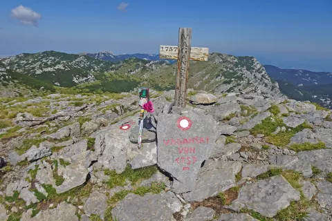 Vaganski vrh je s svojimi 1757 m najvišji vrh celotnega grebena Velebita. / Foto: Jelena Justin