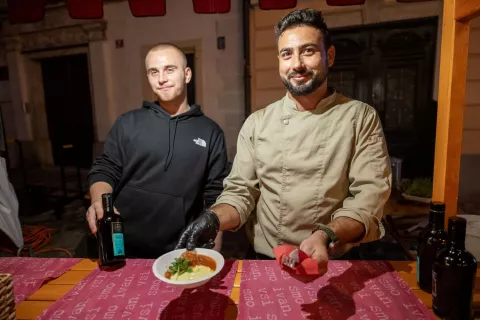 Dan kranjske klobase in piva 2025 v Kranju / Foto: Primož Pičulin