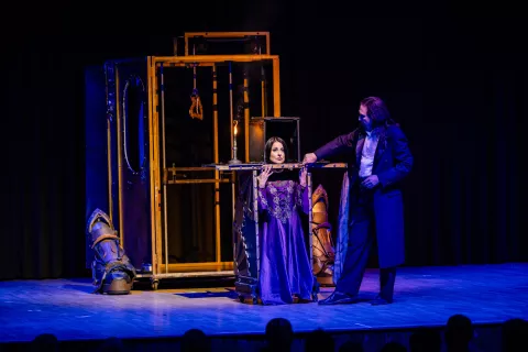 Gala magic show Bled 2025 čarovniški nastopiNastop Alberto Giorgi / Foto: Nik Bertoncelj