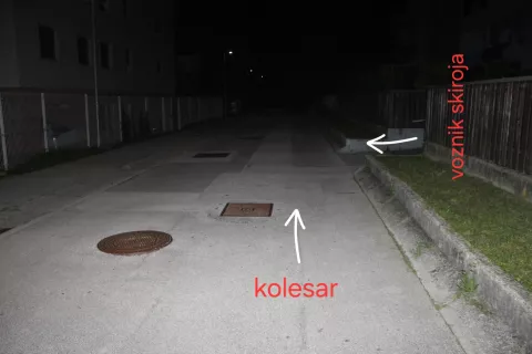 Kraj prometne nesreče / Foto: Arhiv Pu Kranj 