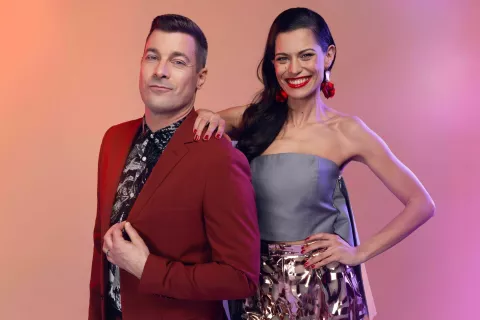 Klemen Bučan in Nataša Naneva / Foto: Arhiv Planet Tv