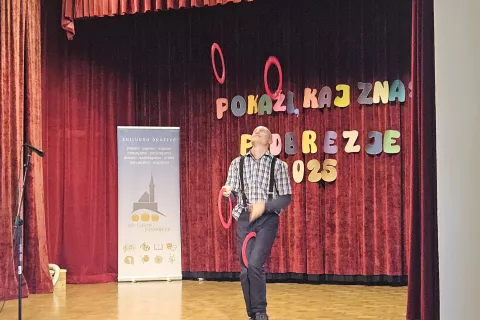 Za dobro voljo in navdušenje je poskrbel Cirkus na kvadrat. / Foto: Nika Toporiš