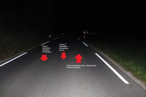 Kraj prometne nesreče / Foto: Arhiv Pu Kranj