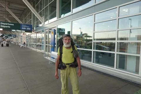 Tri mesece hodil po Kanadi