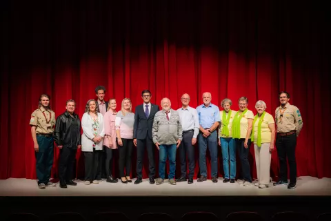 Župan sprejel občinske nagrajence