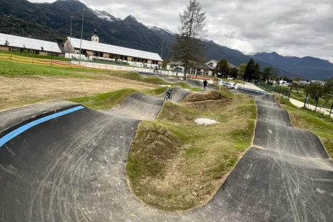 kolesarski poligon, pumptrack v bohinju / Foto: Občina Bohinj