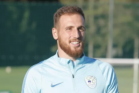 Nogometni reprezentant in član madridskega Atletica Jan Oblak bo od konca tega meseca tudi častni občan Škofje Loke. / Foto: Gorazd Kavčič