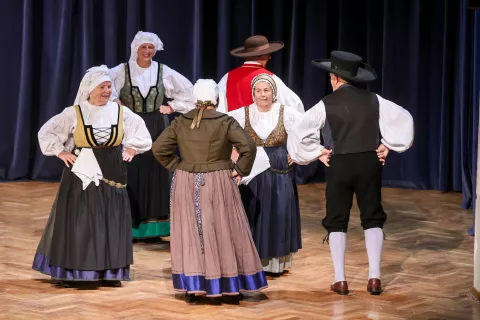 prireditev Bilo je nekoč 2025 organizator Folklorna skupina folklornega društva Šenčur na fotografiji FD Šenčur / Foto: Tina Dokl