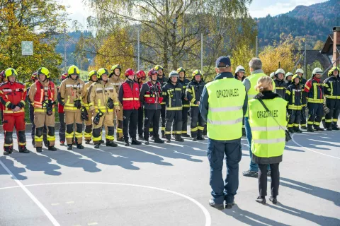 Evakuacijska vaja občina Gorje / Foto: Nik Bertoncelj