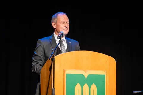 Obeležitev dneva suverenosti Občina Žirovnicaslavnostni govornik župan občina Žirovnica Leopold Pogačar / Foto: Nik Bertoncelj