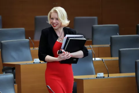 Predsednica DZ Urška Klakočar Zupančič / Foto: Daniel Novakovič/sta