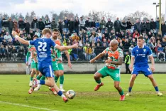 nogomet NK Šenčur vs NK Olimpija / Foto: Tina Dokl