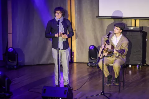 Kiks Faktor stand up komedija Stražišče pri Kranju / Foto: Tina Dokl