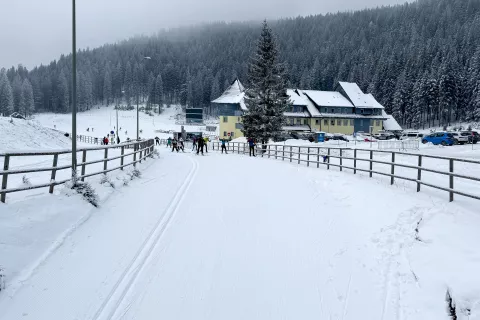 S hladno fronto tudi prvi sneg