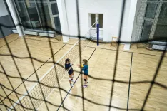 športna vzgoja, telovadba učenci dijaki gimnazija Kranj / Foto: Tina Dokl