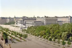 Dunajski parlament okoli leta 1900 / Foto: Www.austriasites.com