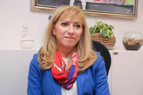 Janja Bogataj ravnateljica vrtca Kamnitnik Škofja loka / Foto: Tina Dokl