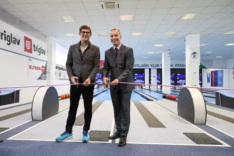 otvoritev prenovljeno kegljišče KK Triglav Kranj / Foto: Tina Dokl