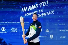 Vesna Fabjan je ambasadorka Slovenske olimpijske bakle / Foto: Filip Barbalić