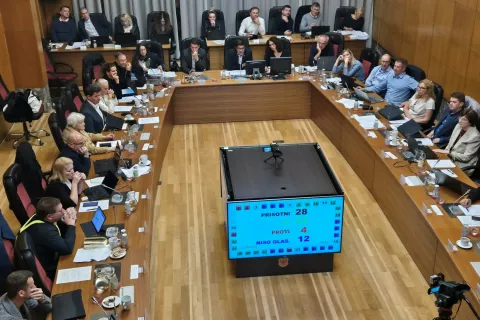 Kranjski mestni svet, seja, Mestna občina Kranj / Foto: Simon Šubic