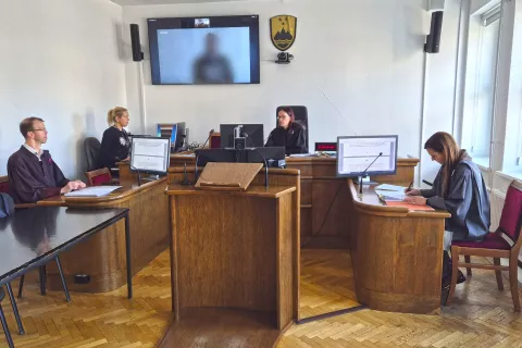 Predobravnavni narok na Okrožnem sodišču v Kranju, KD Prikazovanje, izdelava, posest in posredovanje pornografskega gradiva / Foto: Simon Šubic