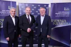 Črtomir Remec, Matjaž Grilc in Jože Novak / Foto: Arhiv Zbornice