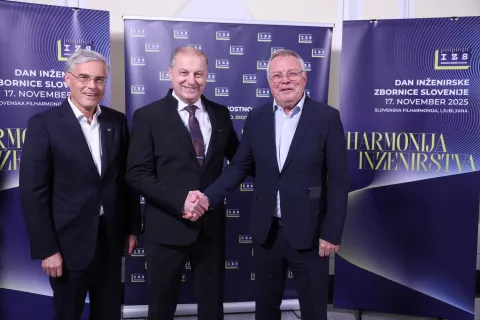 Črtomir Remec, Matjaž Grilc in Jože Novak / Foto: Arhiv Zbornice