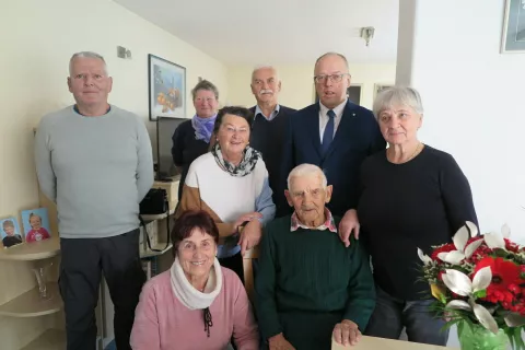 Franc Sajovic 100 let / Foto: Nika Topori&scaron;