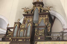 Na nedeljskem koncertu na dotrajane orgle niso igrali. / Foto: Ana Jagodic Dolžan / Foto: 