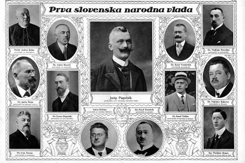 Prva slovenska narodna vlada, 1918 / Foto: Arhiv Avtorice