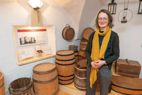 Katja Mohorič Bonča, Muzej Železniki, sodarska zbirka / Foto: Simon Benedičič