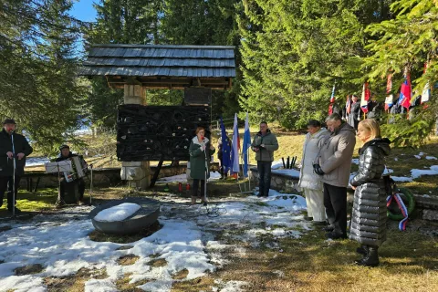 Spominska slovesnost na Goreljku