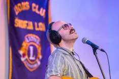 Koncert Rudi Bučar trio, dobrodelni koncert za prijatelje v Sokolskem domu v &Scaron;kofji Loki / Foto: Primož Pičulin