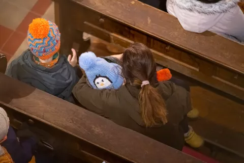 Razgled, otrok, mama / Foto: Nik Bertoncelj