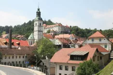 mesto &Scaron;kofja Loka veduta panorama / Foto: Gorazd Kavčič