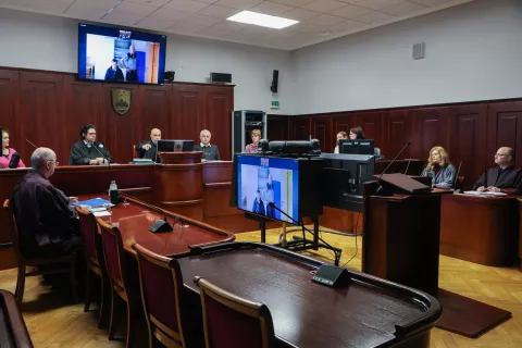 sodi&scaron;če Kranj Primožič Peter v zadevi umor Poljanska dolina / Foto: Tina Dokl