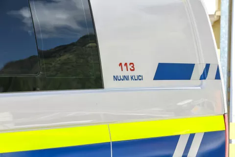 simbolična motorist motor policija policist gasilec gasilci prometna nesreča re&scaron;evalci re&scaron;evalec re&scaron;ilec intervencija poligon varna vožnja motor / Foto: Tina Dokl