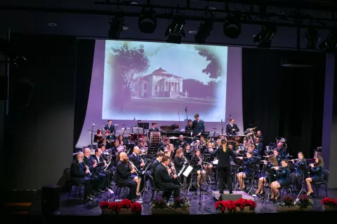 Koncert mestne godbe v domu kulture v Kamniku. Kamnik, 6. 12. 2025 / Foto: Matic Zorman