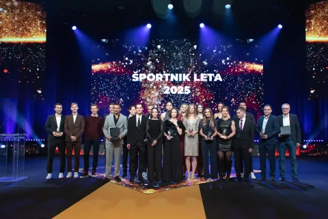 Prireditev in podeltitev nagrad "&Scaron;portnik leta" 2025. Ljubljana, 9. 12. 2025 / Foto: Matic Zorman