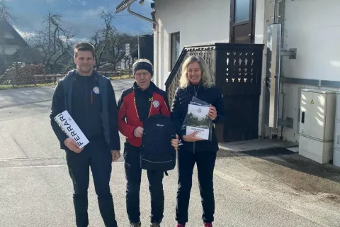 balon komarca prevzem / Foto: Grs Bohinj